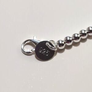 925 Silver Pearl Necklace 4mm Jewelry Sterling Christmas Birthday Valentine Gift